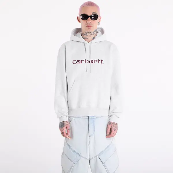 Carhartt WIP Суитшърт Carhartt WIP Hooded Carhartt Sweat UNISEX Ash Heather/ Cozy Purple S