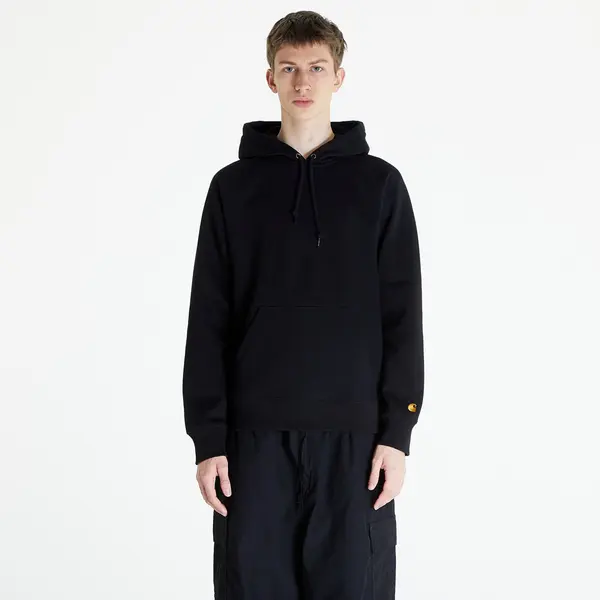 Carhartt WIP Суитшърт Carhartt WIP Hooded Chase Sweat UNISEX Black/ Gold XXL