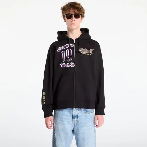 Carhartt WIP Суитшърт Carhartt WIP Hooded Dual Sweat Jacket UNISEX Black XL