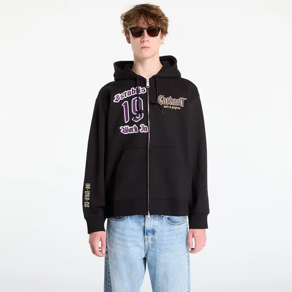 Carhartt WIP Суитшърт Carhartt WIP Hooded Dual Sweat Jacket UNISEX Black XL