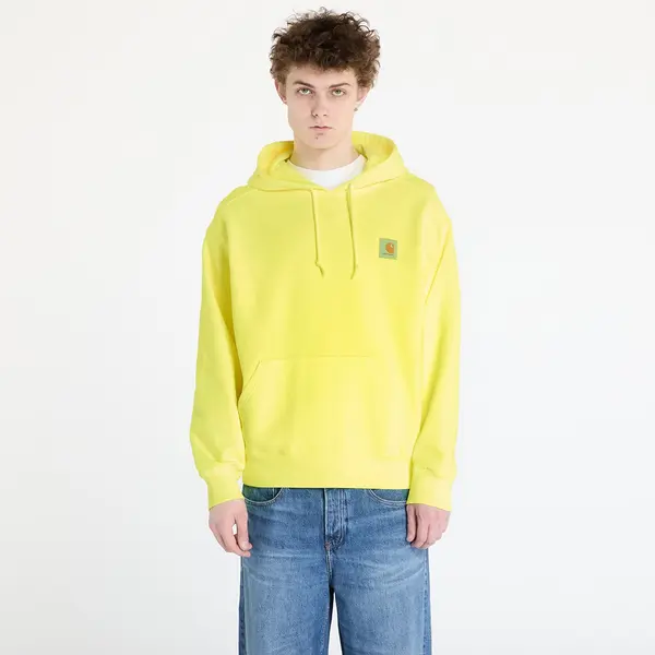 Carhartt WIP Суитшърт Carhartt WIP Hooded Industry Sweat UNISEX Lumo Yellow Garment Dyed S