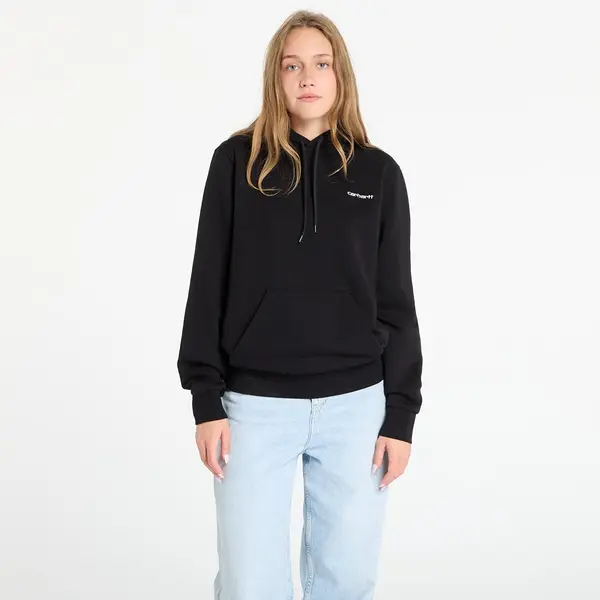 Carhartt WIP Суитшърт Carhartt WIP Hooded Script Embroidery Sweat UNISEX Black/ White S