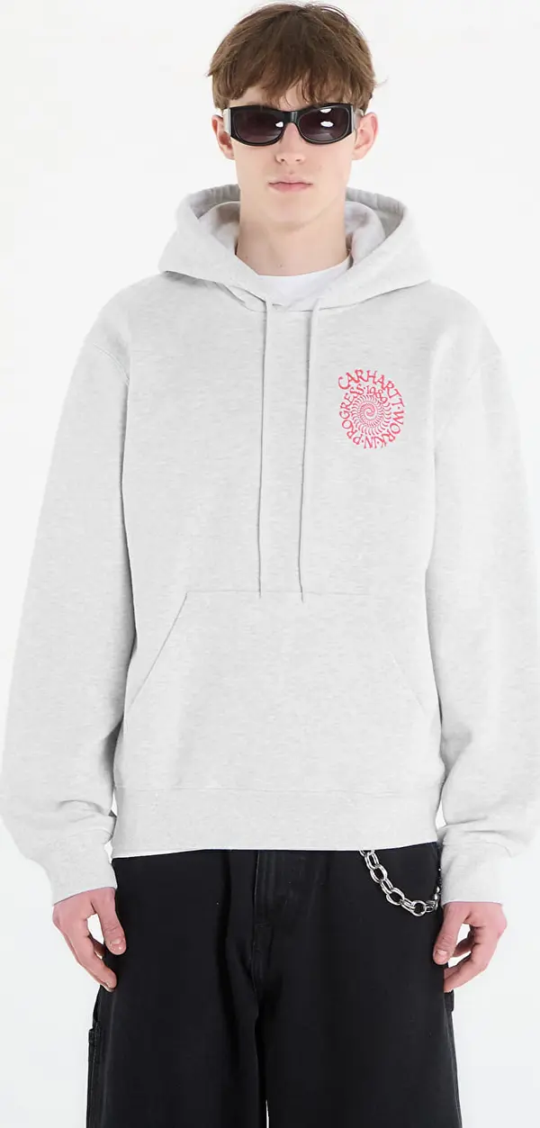 Carhartt WIP Суитшърт Carhartt WIP Hooded Spiral Sweat UNISEX Ash Heather XL