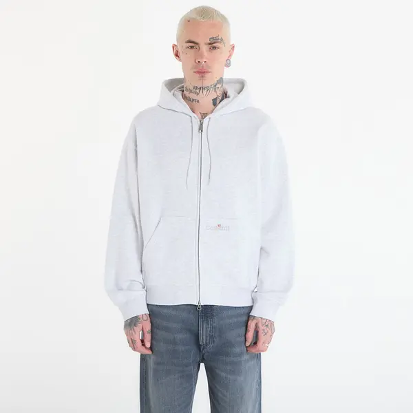 Carhartt WIP Суитшърт Carhartt WIP Hooded WIP Label Sweat Jacket UNISEX Ash Heather L