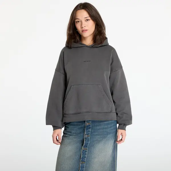 Carhartt WIP Суитшърт Carhartt WIP W' Hooded Benton Sweat Graphite Garment Dyed S