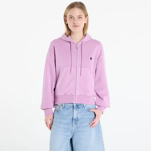 Carhartt WIP Суитшърт Carhartt WIP W' Hooded Nelson Jacket Gentle Purple Garment Dyed S
