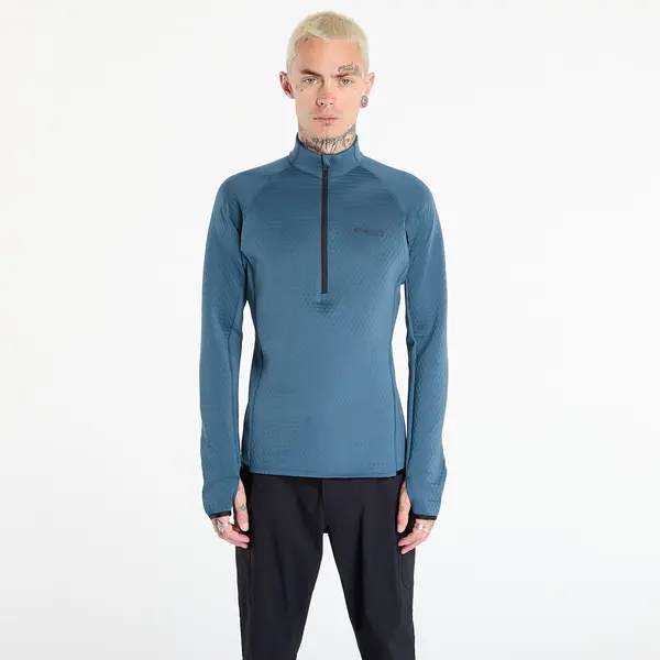 Columbia Суитшърт Columbia Crystal Leaf™ Omni-Heat™ Helix Half Zip Everblue/ Black L