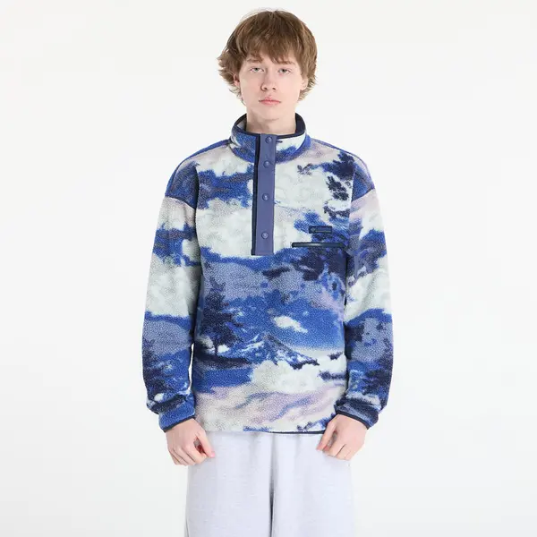 Columbia Суитшърт Columbia Helvetia™ Half Snap Fleece With Print Collegiate Navy/ Dreaming M