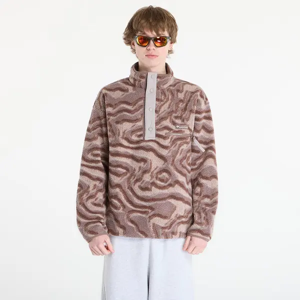 Columbia Суитшърт Columbia Helvetia™ Half Snap Fleece With Print Iron/ Topoglitch M