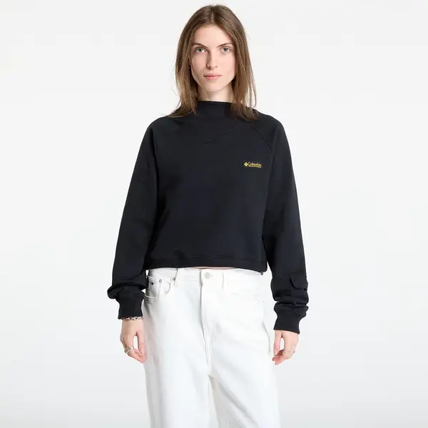 Columbia Суитшърт Columbia High Cascades™ Crop French Terry LS Black S