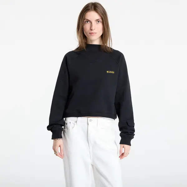 Columbia Суитшърт Columbia High Cascades™ Crop French Terry LS Black XS