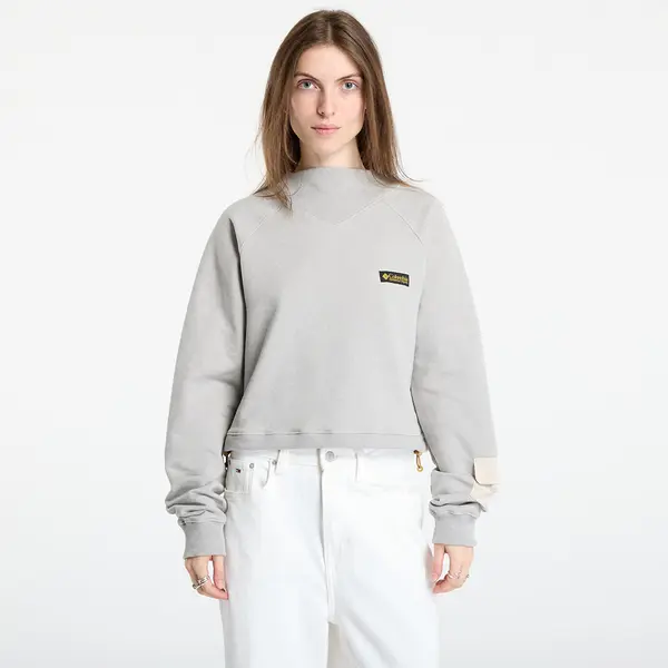 Columbia Суитшърт Columbia High Cascades™ Crop French Terry LS Dark Stone M