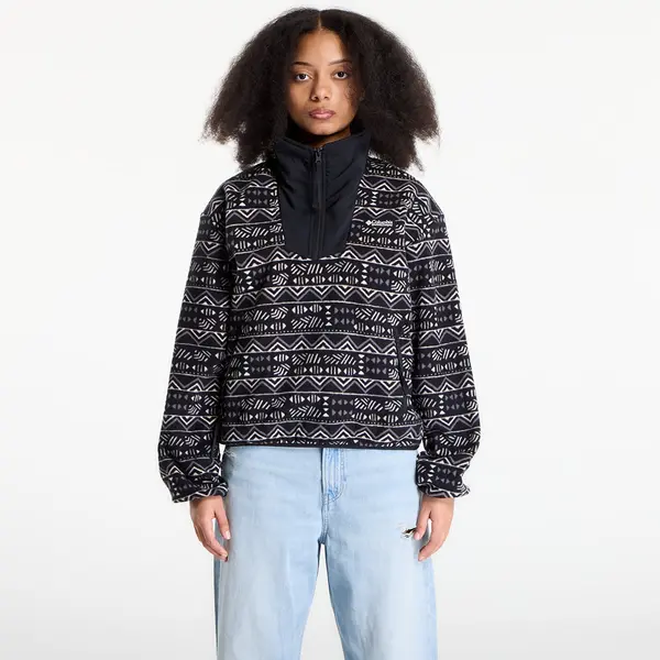 Columbia Суитшърт Columbia Sequoia Grove™ Half Zip Fleece With Print Black/ Horizons M