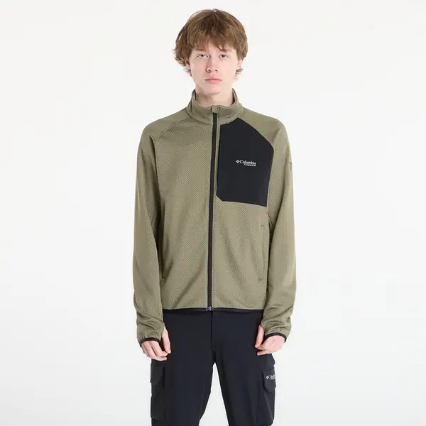 Columbia Суитшърт Columbia Triple Canyon™ II Functional Grid Fleece Jacket Stone Green Heather/ Black L