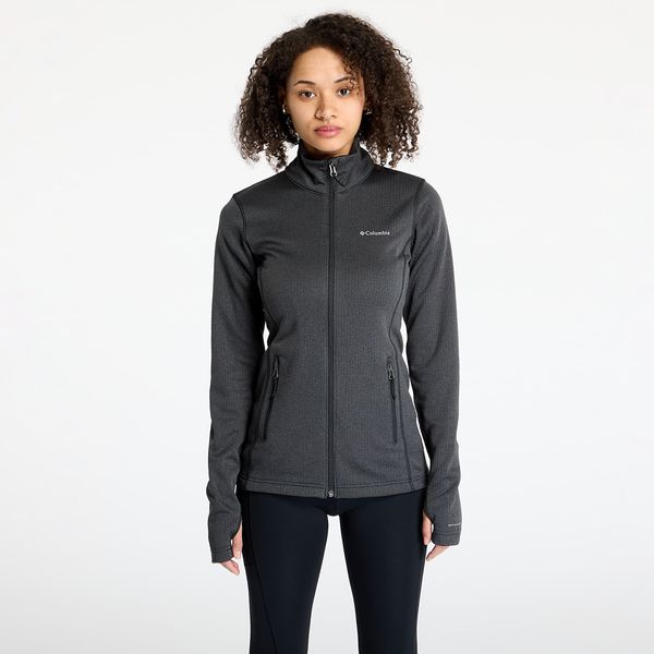 Columbia Суитшърт Columbia W Park View™ Grid Fleece Full Zip Black Heather XS