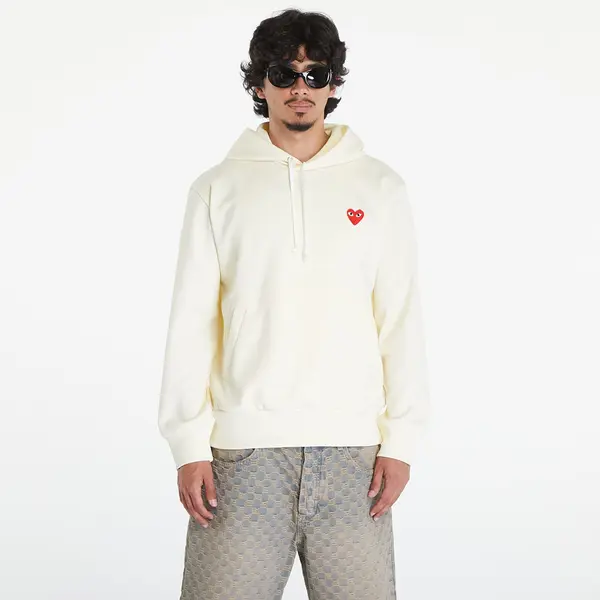 Comme des Garçons PLAY Суитшърт Comme des Garçons PLAY Hoodie Ivory L
