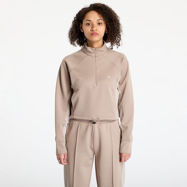 Converse Суитшърт Converse Cropped Fleece Turtleneck Vintage Cargo Sweatshirt Beige S