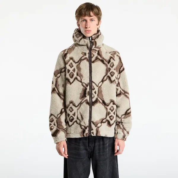 Daily Paper Суитшърт Daily Paper Burned Shield Sherpa Hoodie Off White XS