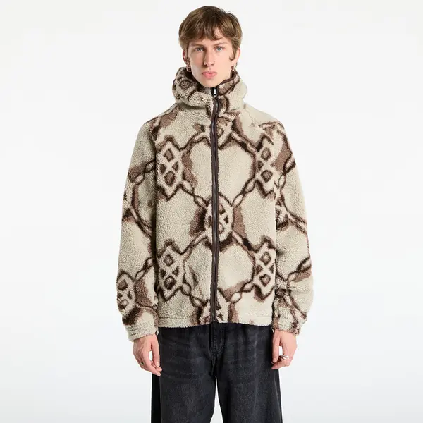 Daily Paper Суитшърт Daily Paper Burned Shield Sherpa Hoodie Off White XS