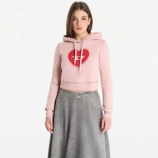DIESEL Суитшърт Diesel F-Slimmy-Hood-S5 Sweatshirt Pale Mauve S