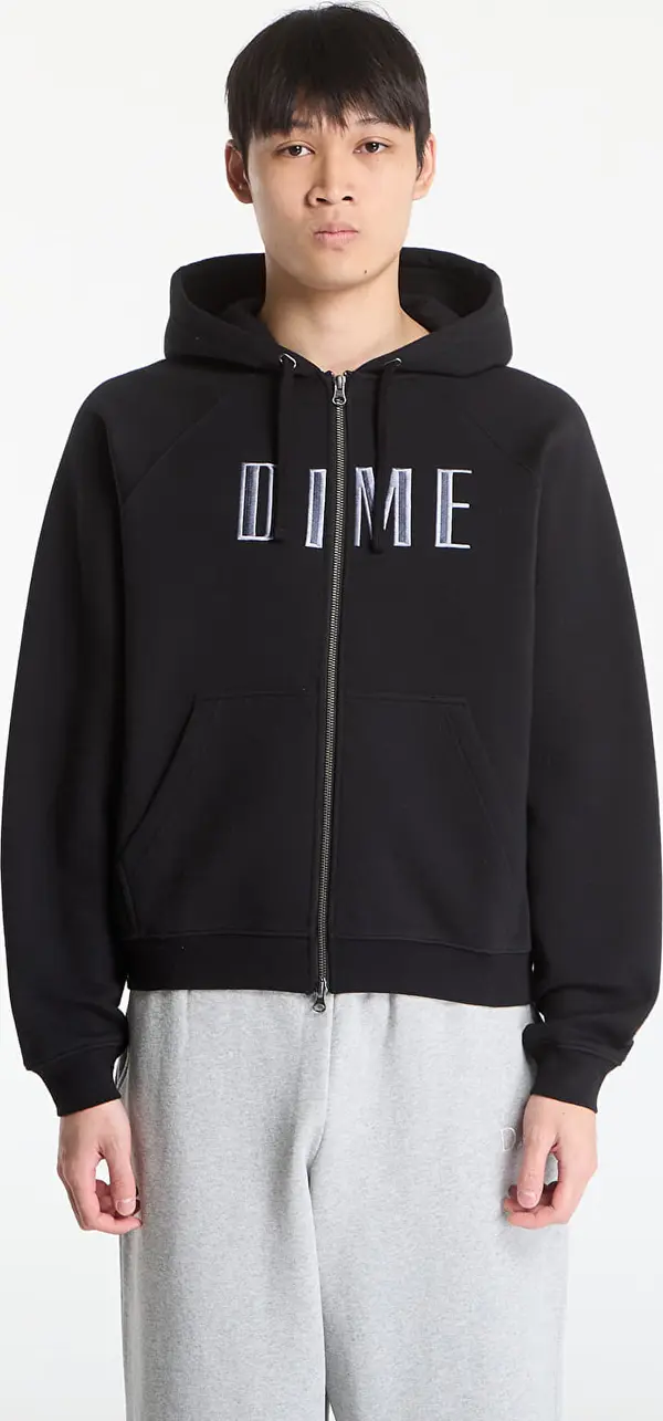 DIME Суитшърт DIME Blocks Zip Hoodie UNISEX Black S