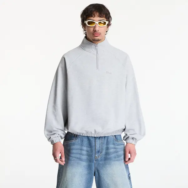 DIME Суитшърт Dime Classic Terry Quarter Zip UNISEX Heather Gray XL