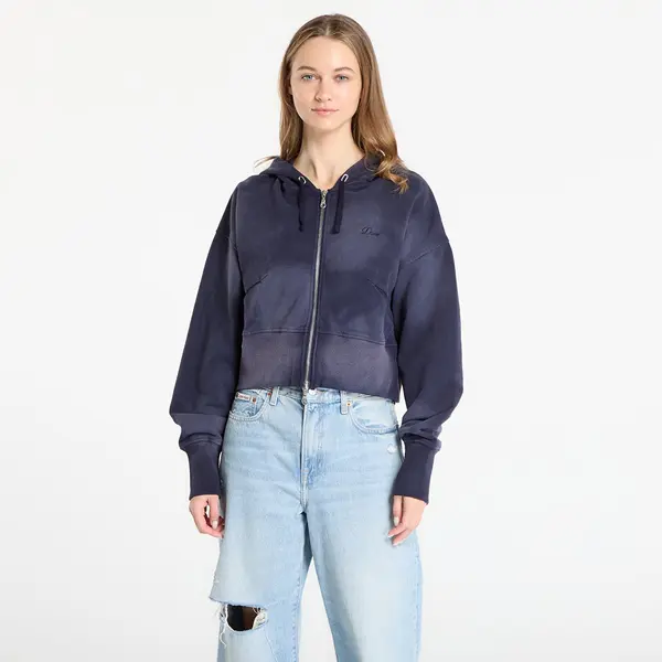 DIME Суитшърт DIME Cropped Zip Hoodie Navy Washed L
