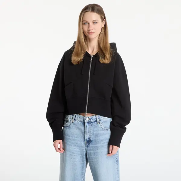 DIME Суитшърт DIME Cropped Zip Hoodie UNISEX Black M
