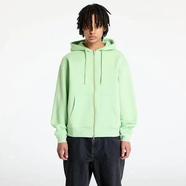 DIME Суитшърт DIME Cursive Zip-Hoodie UNISEX Sage Green XS