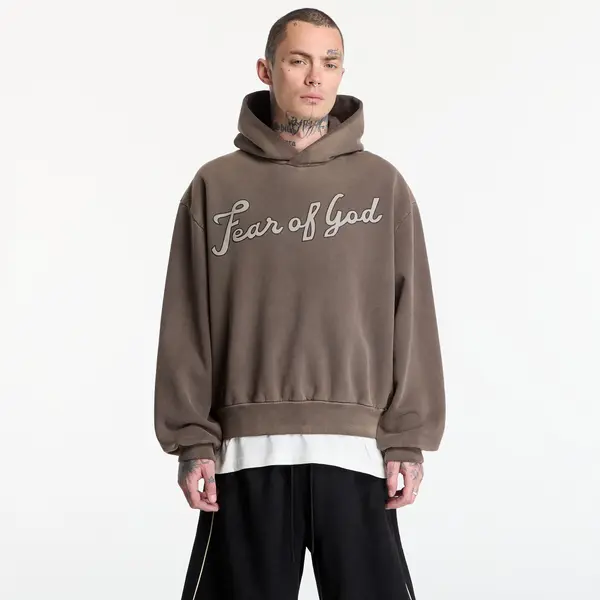 Fear of God Суитшърт Fear Of God 26 Classic Fit Half Raglan Hoodie Faded Brown XL