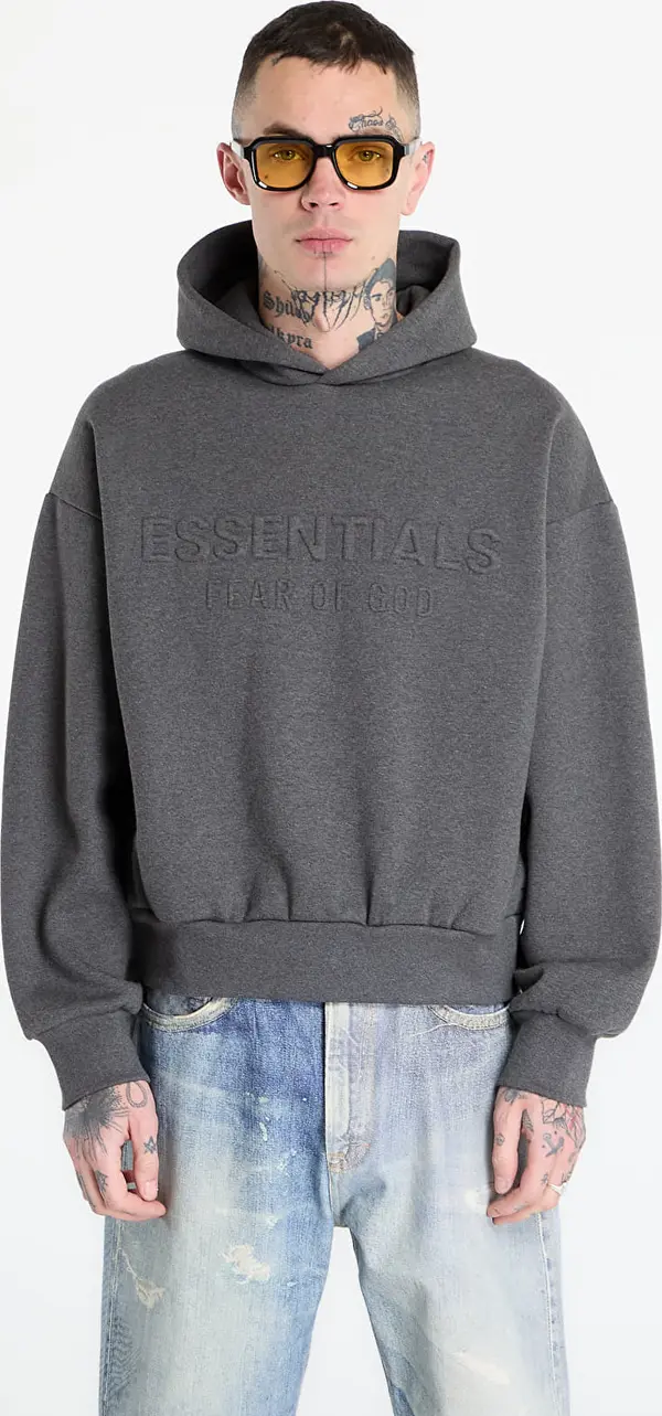 Fear of God Essentials Суитшърт Fear of God Essentials Classic Hoodie Charcoal Heather XL