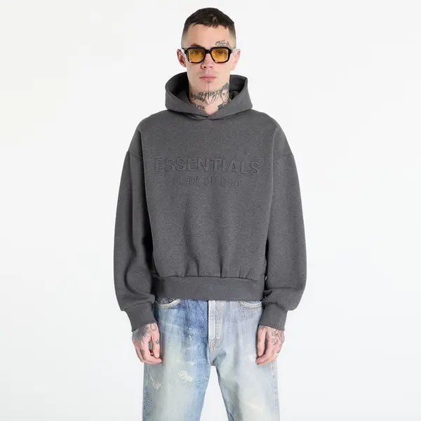 Fear of God Essentials Суитшърт Fear of God Essentials Classic Hoodie Charcoal Heather XXL