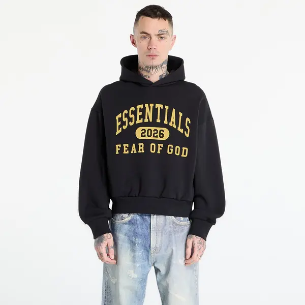 Fear of God Essentials Суитшърт Fear of God Essentials Classic Hoodie Vintage Black XXL