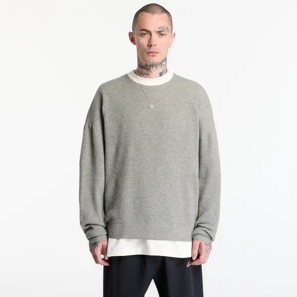 Fear of God Essentials Суитшърт Fear of God Essentials Signature Waffle 90'S Crewneck Concrete Heather XXL