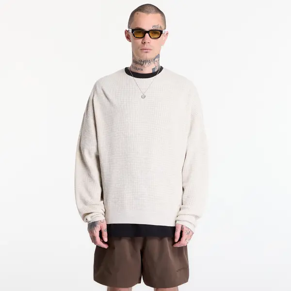 Fear of God Essentials Суитшърт Fear of God Essentials Signature Waffle 90'S Crewneck Oatmeal Heather/ Blk XL