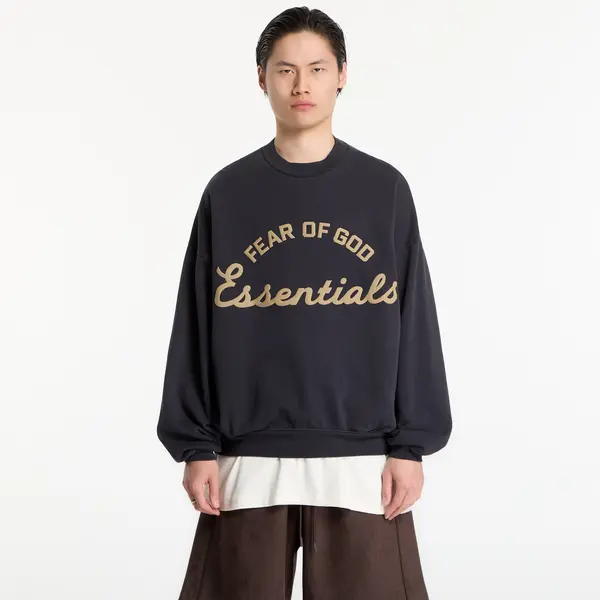 Fear of God Essentials Суитшърт Fear of God Essentials Training 90'S Crewneck Sweatshirt Faded Black L
