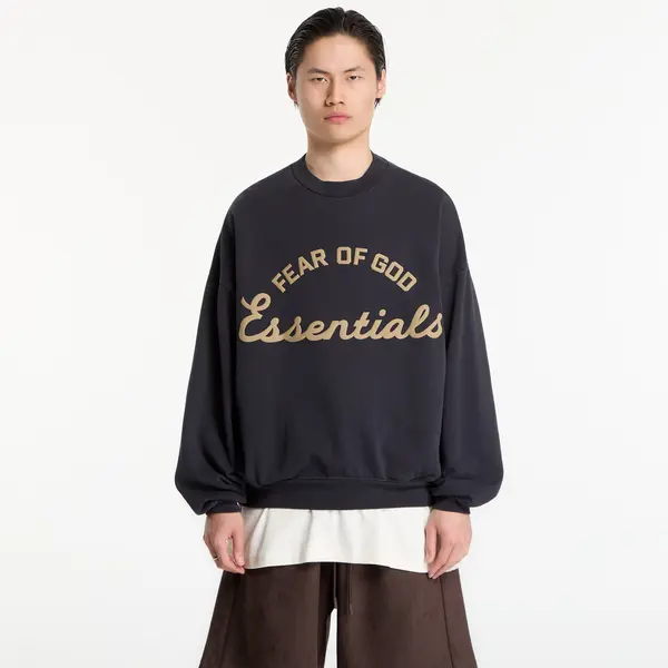 Fear of God Essentials Суитшърт Fear of God Essentials Training 90'S Crewneck Sweatshirt Faded Black XS