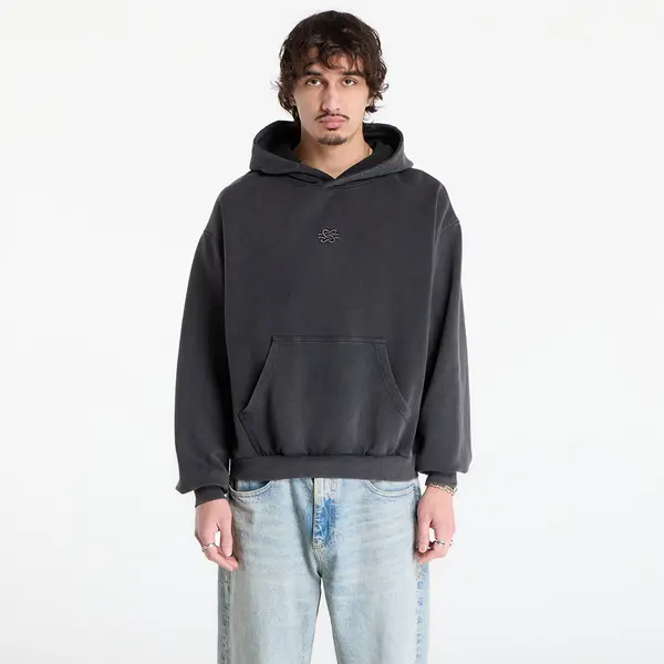 Filling Pieces Суитшърт Filling Pieces Hoodie Boxy Embroidered Vintage Black S