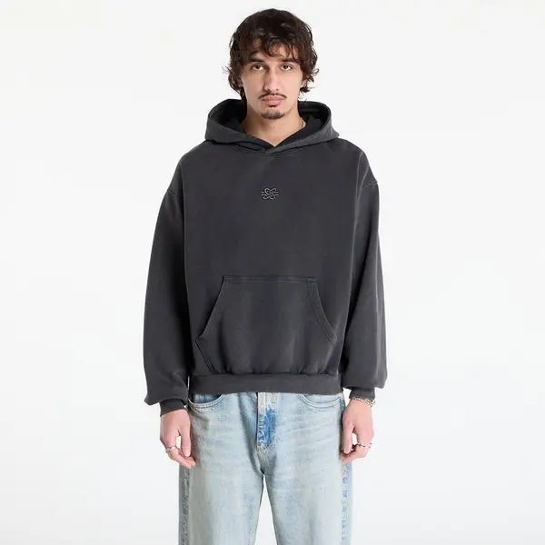 Filling Pieces Суитшърт Filling Pieces Hoodie Boxy Embroidered Vintage Black XL