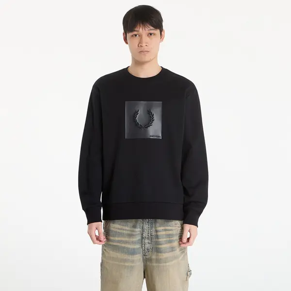 FRED PERRY Суитшърт FRED PERRY Box Graphic Sweatshirt Black/ Anchorgrey XL