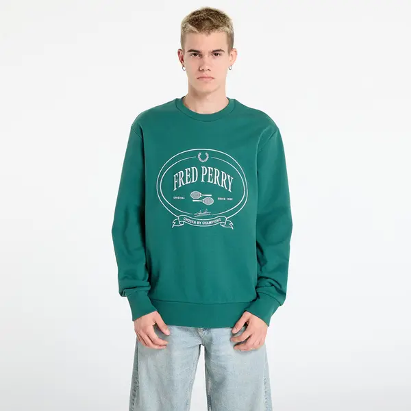 FRED PERRY Суитшърт FRED PERRY Chosen By Champions Sweatshirt Sport Green M