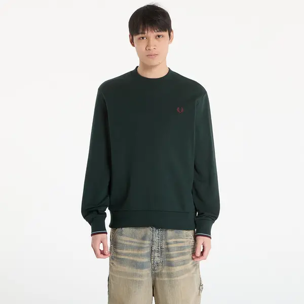 FRED PERRY Суитшърт FRED PERRY Crew Neck Sweatshirt Grsrts/ Stkbl/ Oxb M