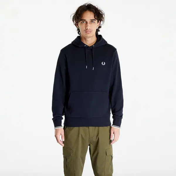 FRED PERRY Суитшърт FRED PERRY Tipped Hooded Sweatshirt Navy M
