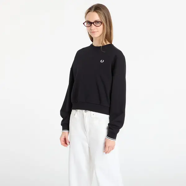 FRED PERRY Суитшърт FRED PERRY Tipped Sweatshirt Black 36