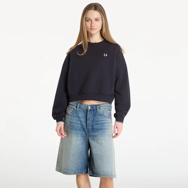 FRED PERRY Суитшърт FRED PERRY Tipped Sweatshirt Navy 10