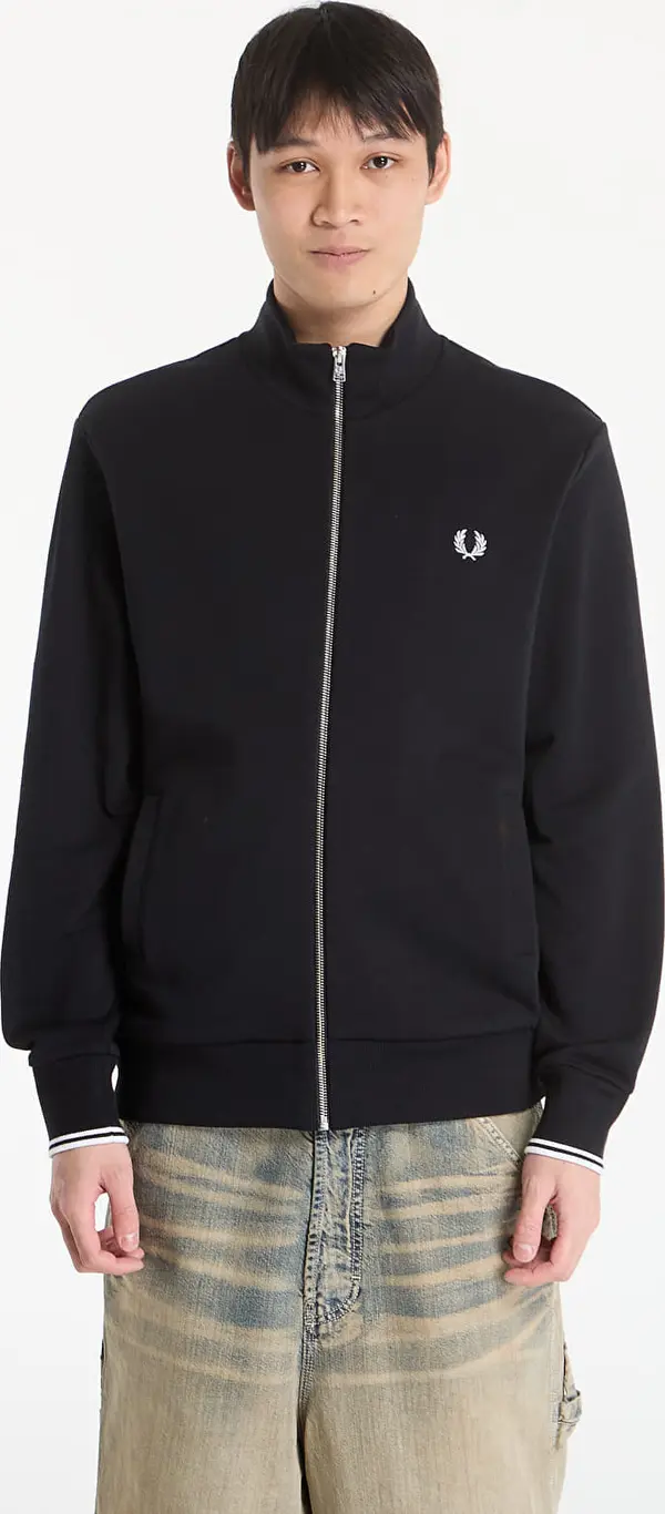 FRED PERRY Суитшърт FRED PERRY Zip Through Sweatshirt Black XL