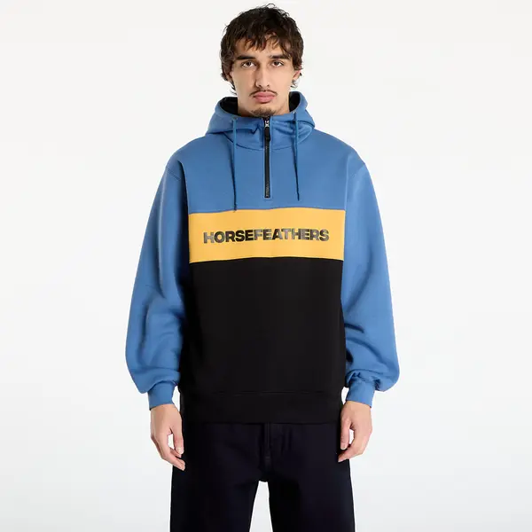 Horsefeathers Суитшърт Horsefeathers Fulton Sweatshirt Moonlight Blue/ Black L