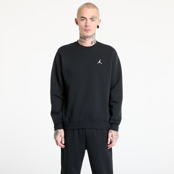 Jordan Суитшърт Jordan Brooklyn Fleece Men's Crew-Neck Sweatshirt Black/ White S