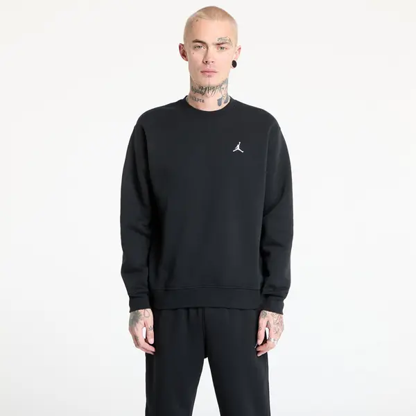 Jordan Суитшърт Jordan Brooklyn Fleece Men's Crew-Neck Sweatshirt Black/ White XL