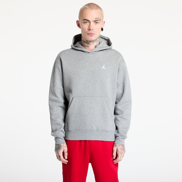 Jordan Суитшърт Jordan Brooklyn Fleece Men's Pullover Hoodie Carbon Heather/ White XS